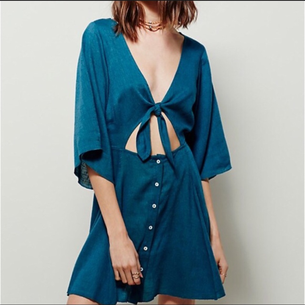 NWOT Free People tie dress